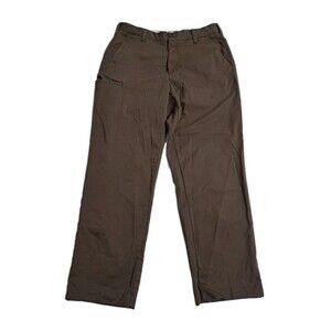 UPS WearGuard Mens 34x30 Delivery Brown Uniform Pants Utility Pocket Cargo